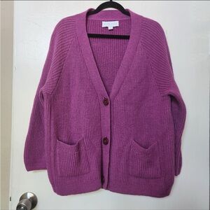 Ellie Mae Josephine Cardigan 100% baby alpaca sweater size XS